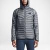 Nike Пуховики Мужские Серый С капюшоном Умеренный Другое 693534-065