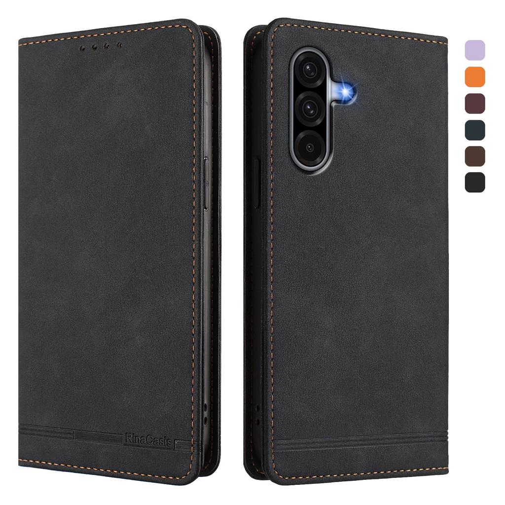 Магнитный чехол-книжка для Samsung Galaxy A17 A07 A56 A36 A26 A16 A06 A55 A35 A25 A15 A05 Чехлы Кошелек Кожа Роскошный Чехол для Телефона