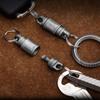 360° Rotatable Titanium Alloy Keychain Portable Keyring New Car Key Ring  Outdoor Small Tool