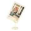 20Pcs Table Number Holder Heart Shaped Stable Sturdy Metal Widely Used Place Card Holder for Home School