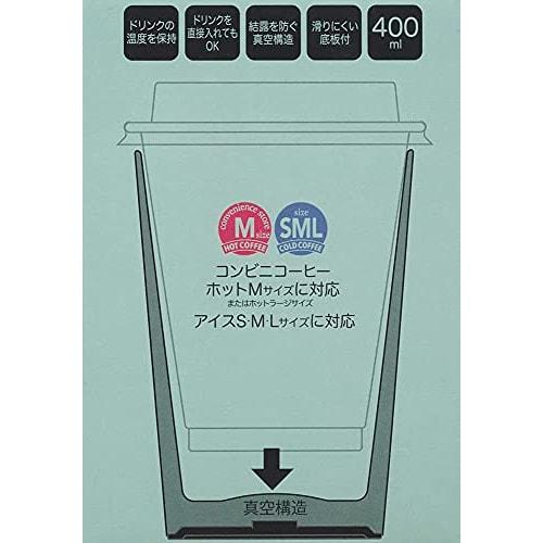 Skater Thermal Insulation Convenience Store Coffee Stainless Steel Tumbler M 400ml Snoopy SNOOPY STCV2-A