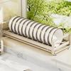 Space Saving Pull Out Dish Rack Built-In Kitchen Drawer Rack Bowl Drain Stand  Kitchen Cabinet