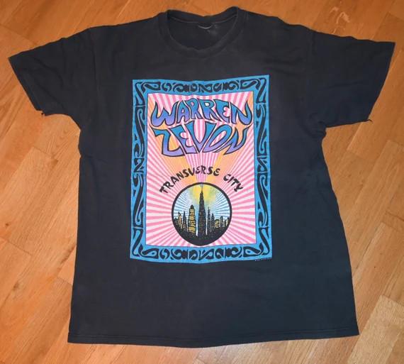 Vintage Warren Zevon Transverse City Shirt Unisex Concert S to 5XL DO507 Unisex T-Shirt