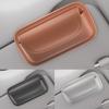 Scratch-Free Fastener Sunglasses Holder PU Leather Eyewear Protection Box  Car Interior Accessories