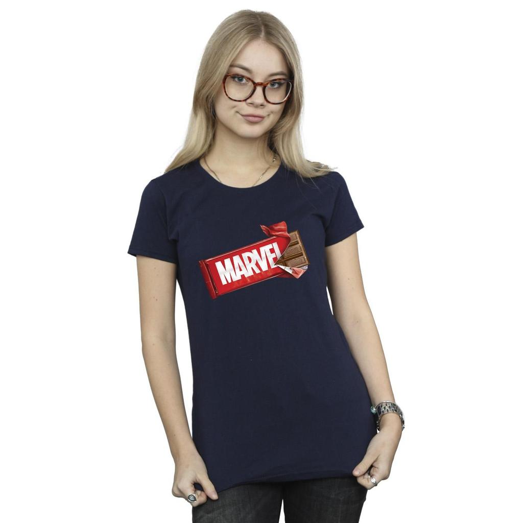Футболка Marvel Universe Women/Ladies Marvel Chocolate Cotton