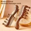 Массажная расческа для кожи головы 2 в 1, широкая, для густых волос, меридианная расческа для волос, парикмахерский инструмент