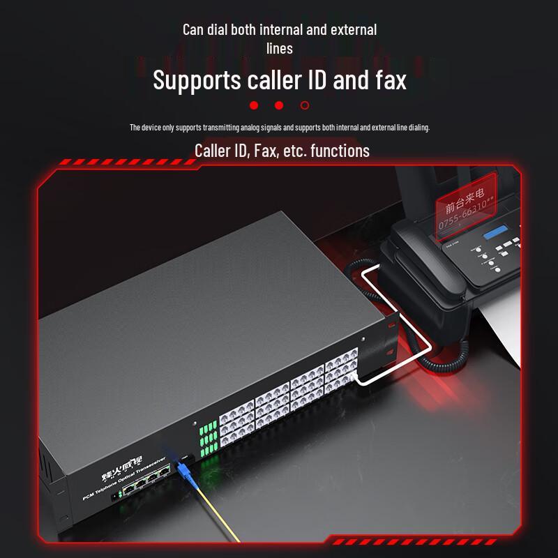 PCM Voice Telephone Optical Transceiver