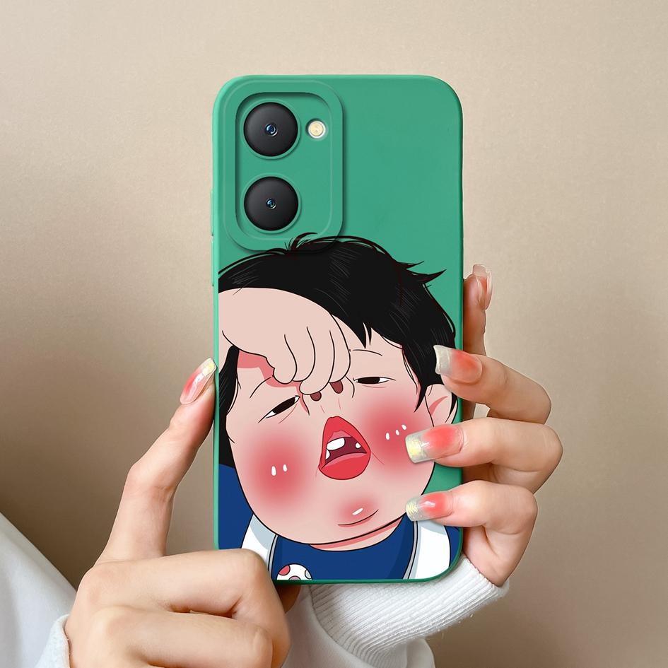 Противоударный чехол для Vivo Y03 Y17S Y19S Y27 Y28 Y36 Y38 Y78 Plus T3 T3X 4G 5G Маленький цветочный узор Мягкая силиконовая защита камеры для Vivo Capas