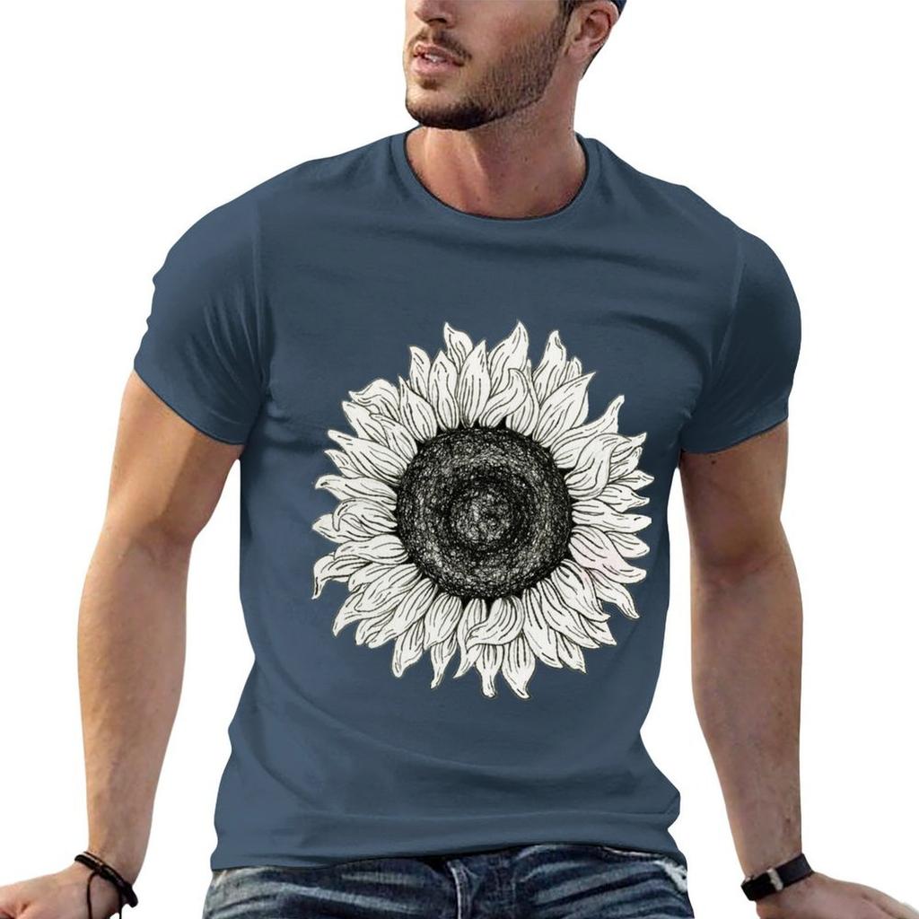 Line Sunflower Tshirt Essential T Shirt Basketball Graphic Tees T Shirt For Unisex