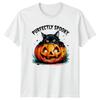 Perfectly Spooky Cat Pumpkin Halloween TShirt