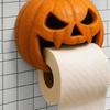 Halloween Pumpkin Napkin Holder Toilet Paper Organizer Spooky Bathroom Decor Stand Party Home Decoration