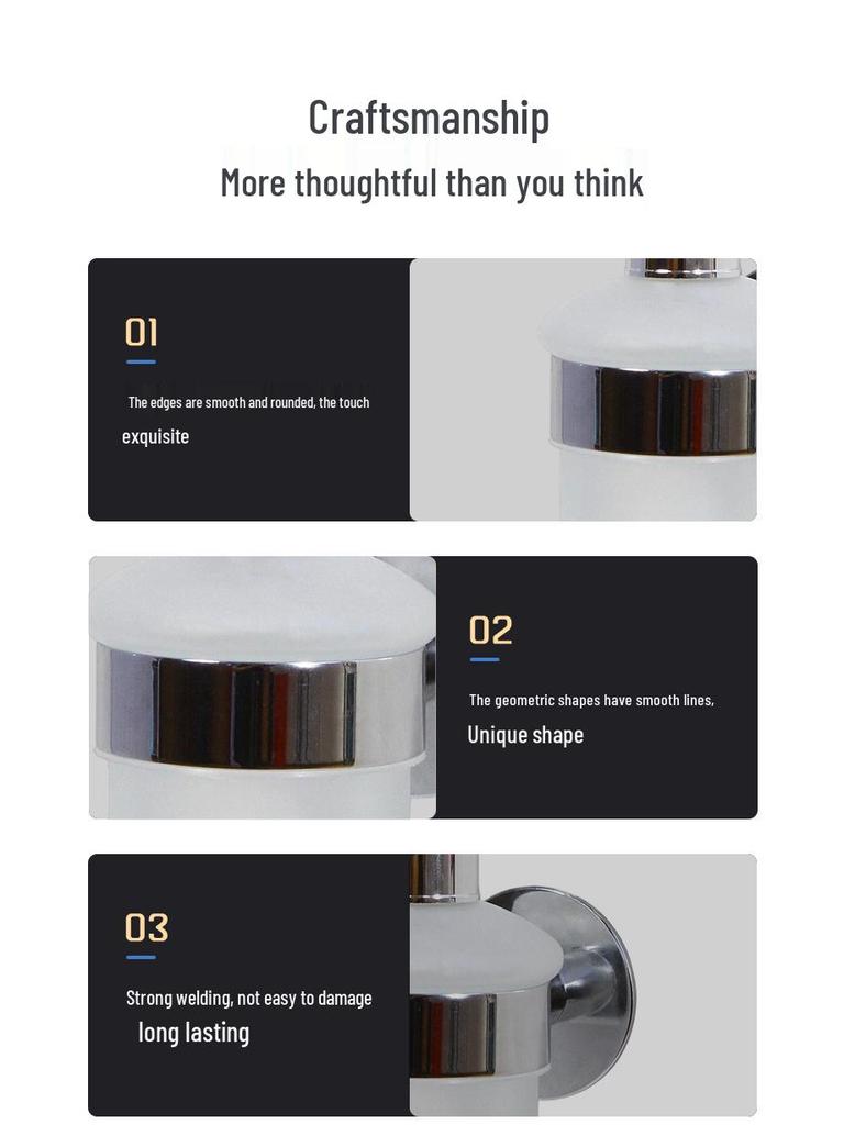 3M Adhesive Wall-Mount Liquid Bottle Holder for Bathroom and Hotel Showers