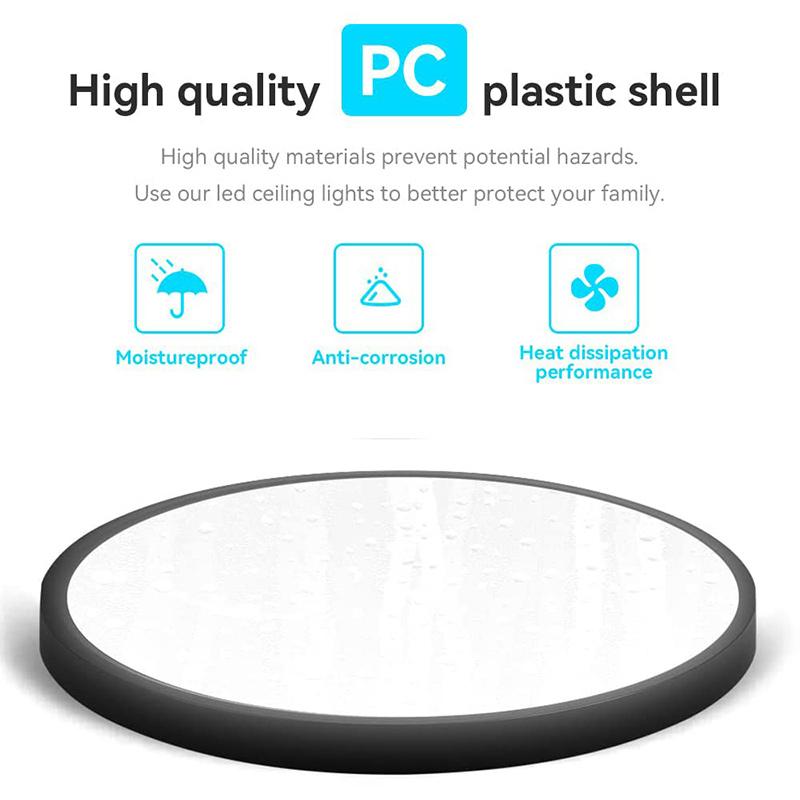 Умный светодиодный потолочный светильник, ультратонкий потолочный светильник с пультом дистанционного управления, затемняющая панель, потолочный светильник для спальни, кухни