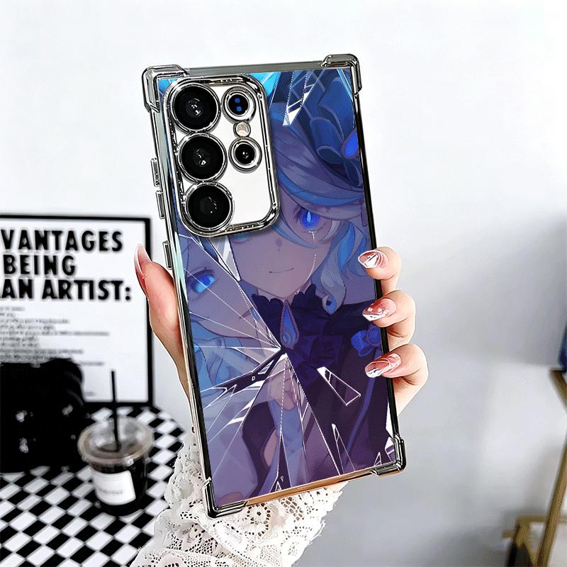 Genshin Impact Фурина Мягкий чехол для телефона для Samsung Galaxy S26 Ultra S25 Edge S24 FE S23 Plus S22 S21 + S20 Покрытие Защита от падения Fund