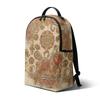 International Station Pod Pattern Custom Backpack Retro Ethnic Style Minimum Order Travel Commemorative Bag