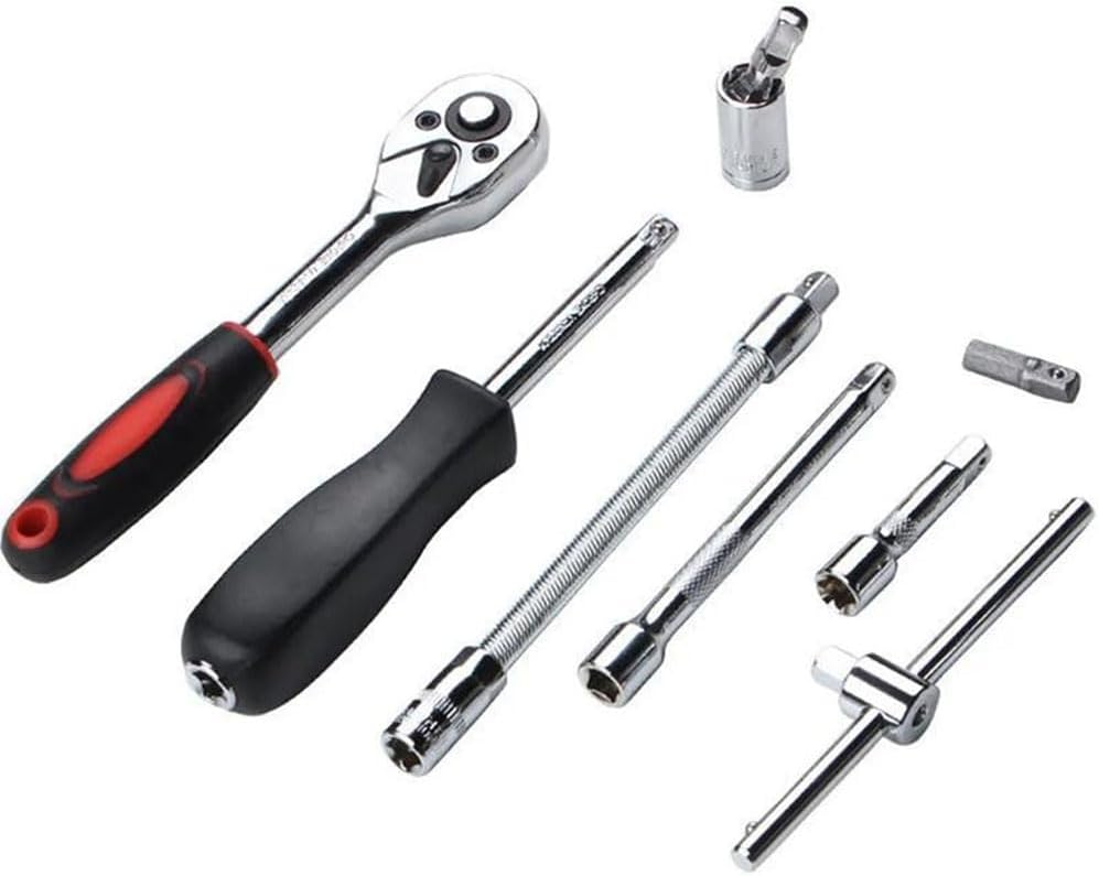 46pcs Auto Repair Metric Extension Bars Customizable Bit Hard Case Ratchet Wrench Set Hand-Power OEM Carbon Steel 1 Set