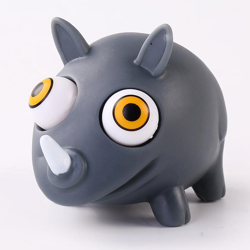 Мягкая игрушка в виде животного, милый антистрессовый мячик, сжимаемый подмигивающий кукла, игрушки Abraact, мягкие липкие игрушки для снятия стресса, забавный подарок J79