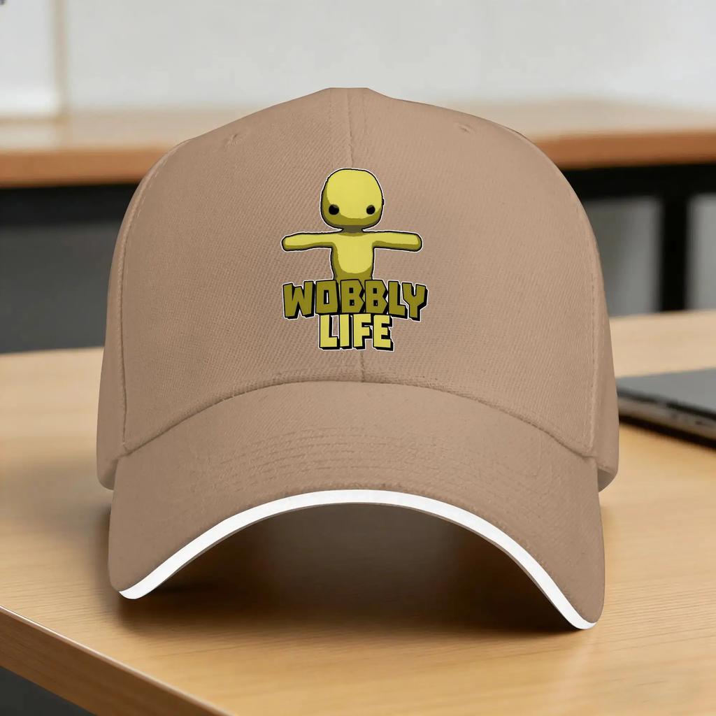 Wobbly Life Casual Baseball Cap Summer Trucker Hat Hot Sale Kpop Rock Hip Hop Hats Unisex Adult Vintage Baseball Caps