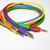 Modular synth patch cable set [LAMBDA] (red, yellow, orange, blue, green, purple) (45cm)