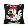 Decorative Pillow Cover Funny F-Caw-F Chicken Fcawf Merch Bed Throw Pillow Case Cover Drop Shipping Multiple Sizes