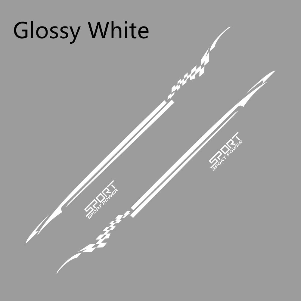 4 шт. автомобильные длинные боковые наклейки на талию для Qashqai Prado Sportage Range Rover Tucson BMW Duster CX-5 SUV виниловый тюнинг