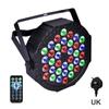 36LED RGB Stage Lights Par Light Effect DJ Disco DMX Lighting Party Wedding Holiday Bar Club Performance Sound Control Lights