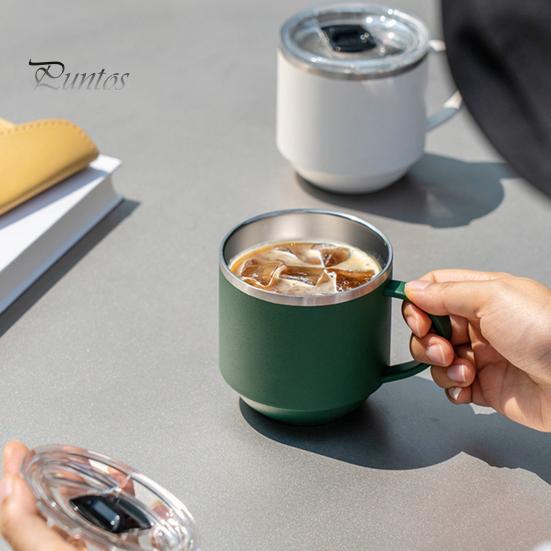 330 мл отличная двойная стенка с прямой крышкой для напитков, изолированная чашка для школьников, завтрак, горячее молоко, термокружка для ежедневного использования