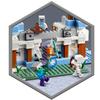 LEGO Minecraft Ледяной замок Подарок 21186 Набор строительных блоков для детей от 8 лет