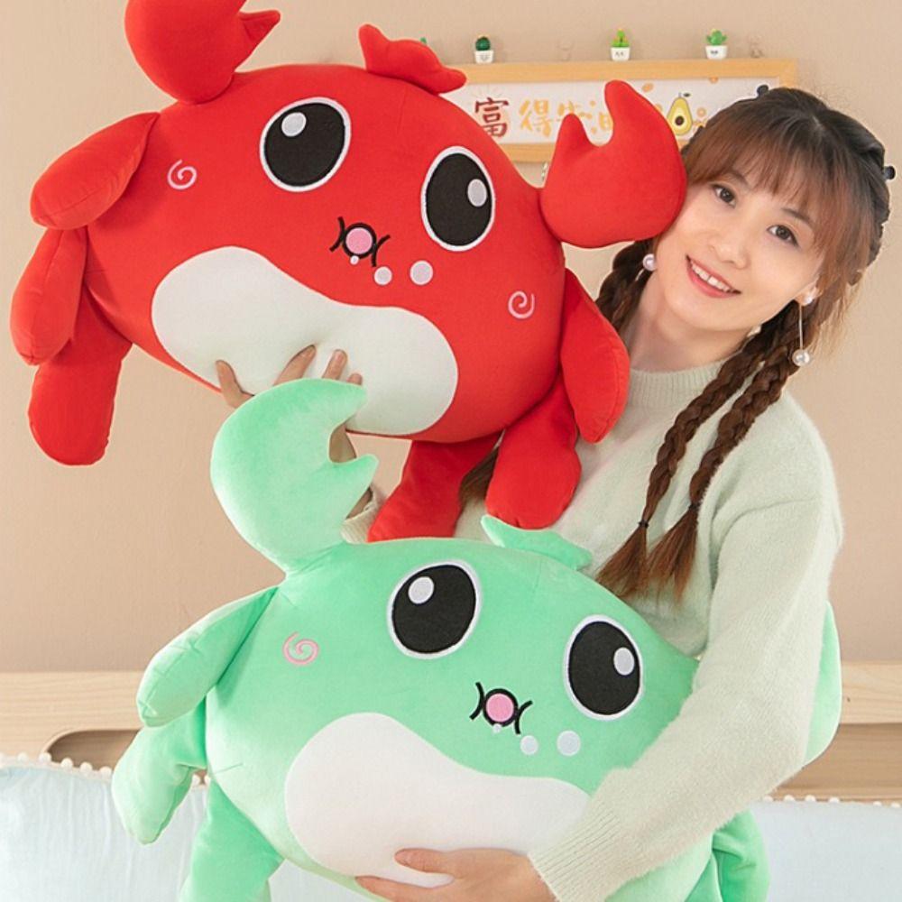 Simulation Crab Ocean Plush Toys Soft Sea Crab Plush Dolls Animal Crab Dolls Party Supplies