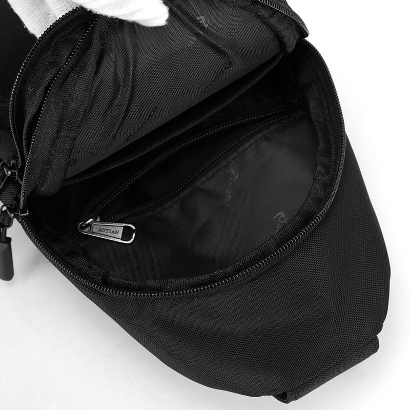 Men's Crossbody Bag Outdoor Riding Chest Bag Oxford Shoulder Bag