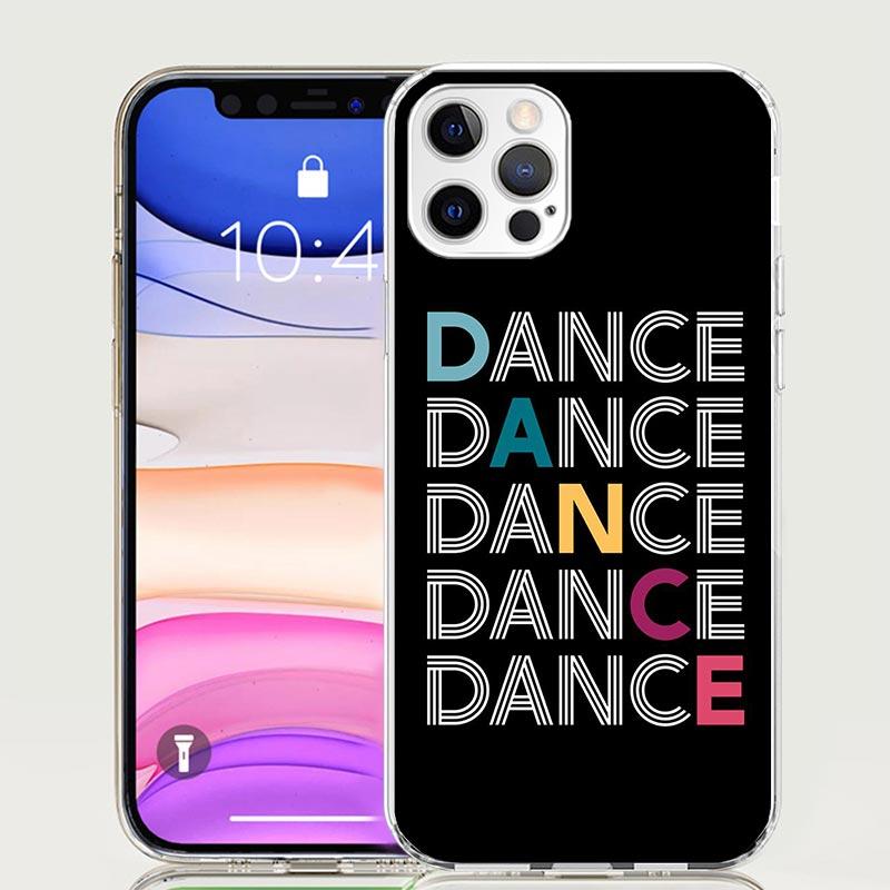 I Love Dance Phone Case For Apple iPhone 17 Air 16 15 Plus 14 + 13 Mini 12 11 Pro Max 7 8 SE 16Max Soft Shell Cover Coque 17 Air