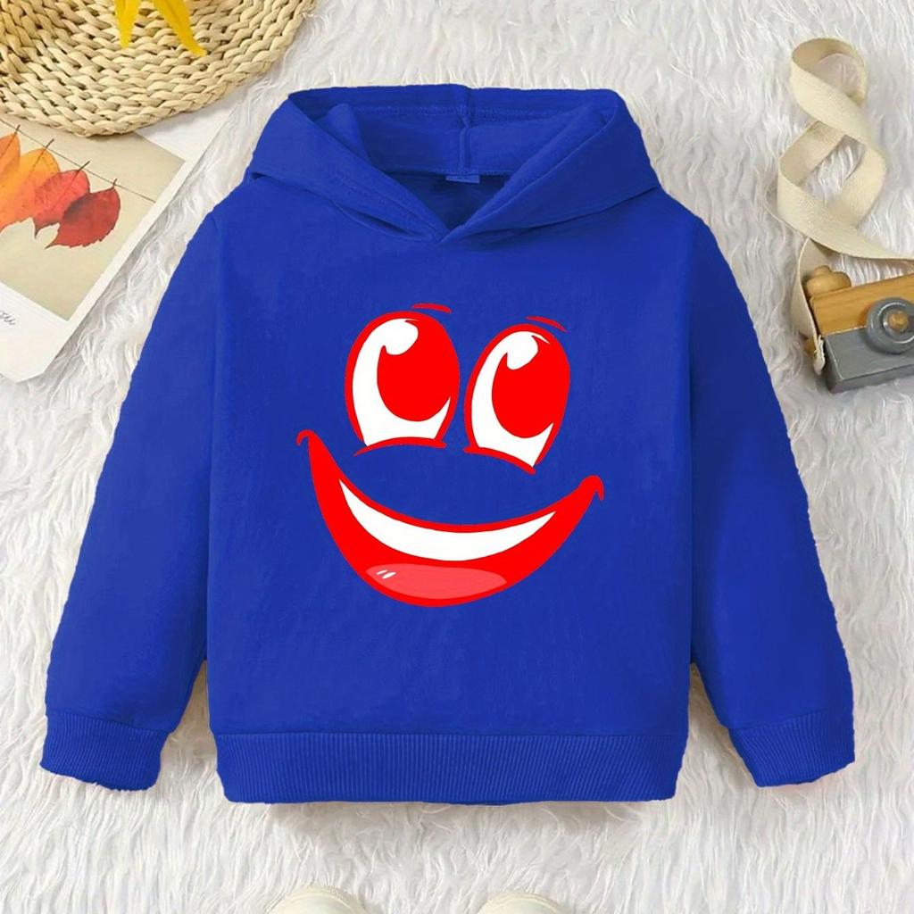 New autumn/winter boys' casual pullover long-sleeved sweatshirt, sweatshirt, children's hooded top, outdoor style