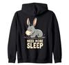 Нужно больше сна Милая пижама с ослом Тематическое худи на молнии