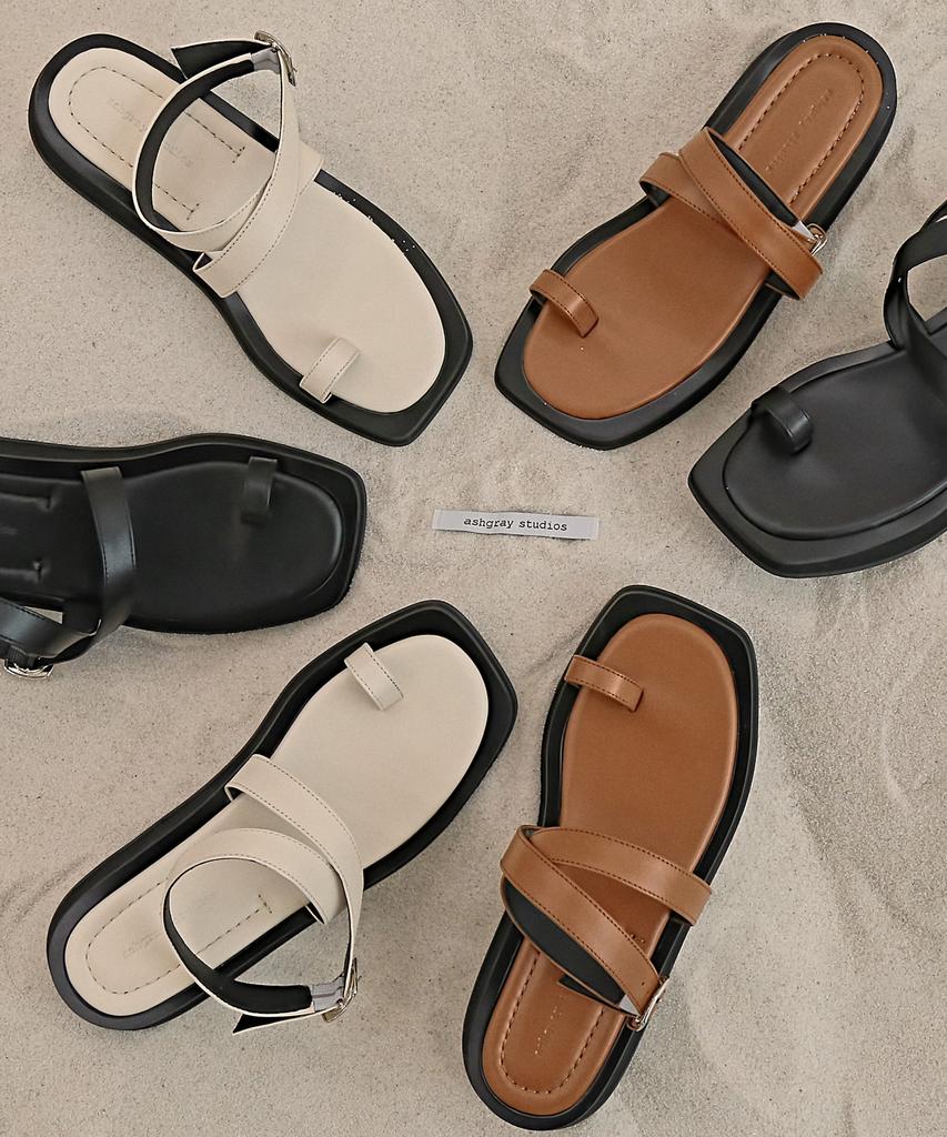Ashgray Studios 1530 Hani Strap Flip-Flop Sandals (Type B)