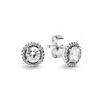 925 Silver Earrings Double Hoop Butterfly Earring Fit Charms Diy Fine Jewelry Gift For Women Making Accessories