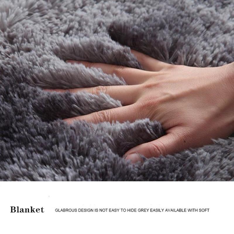 Silky Fluffy Carpet Modern Home Decor Long Plush Shaggy Rug Children 'S Play Mats Sofa Living Bedroom Bedside Mat Balcony Carpets