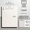Effort-Saving A4 Multifunctional Horizontal & Vertical Folder with Maillard Color Scheme for Office, Meeting, Student, Writing Pad