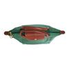 Longchamp Le Pliage Original Минималистичная сумка-тоут для ежедневных поездок Логотип Текстурированный нейлоновый холст и кожа Пельмень Маленькие женские сумки-тоут Шалфей 1621089P84