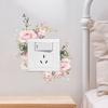 Романтичный цветок Switch Paste Home Background Beautification Декоративные наклейки на стену Самоклеящиеся обои