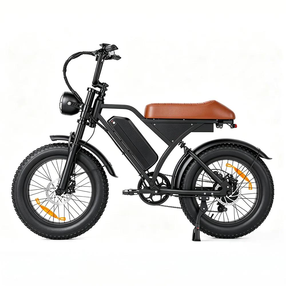 EB5Max Electric Fat Tire Bike with 7-Speed Gears 48V 18.2AH Battery 85-Miles Range 250W speed 25KM/H Electric Bicycle