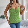 Женские футболки без рукавов с V-образным вырезом, однотонная футболка, женская футболка, уличный трикотаж, топ
