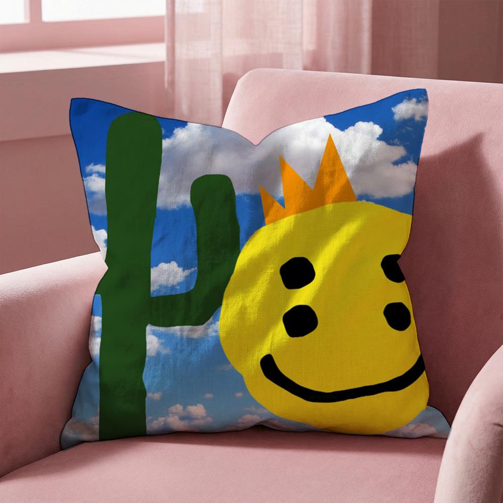 Роскошная наволочка-подушка Smile C-Cpfm для дома и автомобиля - Двусторонняя, мягкая и прочная для повседневного использования
