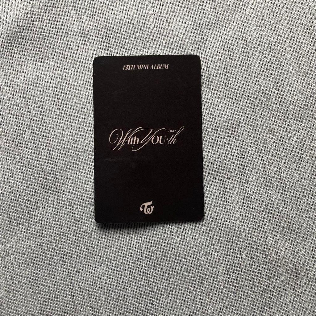 [USED] TWICE with Youth Limited Pre-recorded Trading Card Chaeyoung