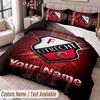 FC Utrecht Printed Bedding Set Custom Name Text 1 Duvet Cover 2 Pillowcases For Bedroom