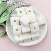 Making 20Pcs Material Creative Square Acrylic Fashion for Bracelets Earrings DIY Jewely Accessories Loose Beads Jelly Color About 13mm