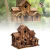 Decorations Birdhouse Hanging Waterproof Handmade Wooden Bird House Hummingbird Nest
