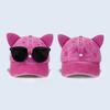 Весна и лето Новые милые солнцезащитные очки с кошачьими ушками бейсболка и женская уличная хип-хоп солнцезащитная кепка Mal I5B5