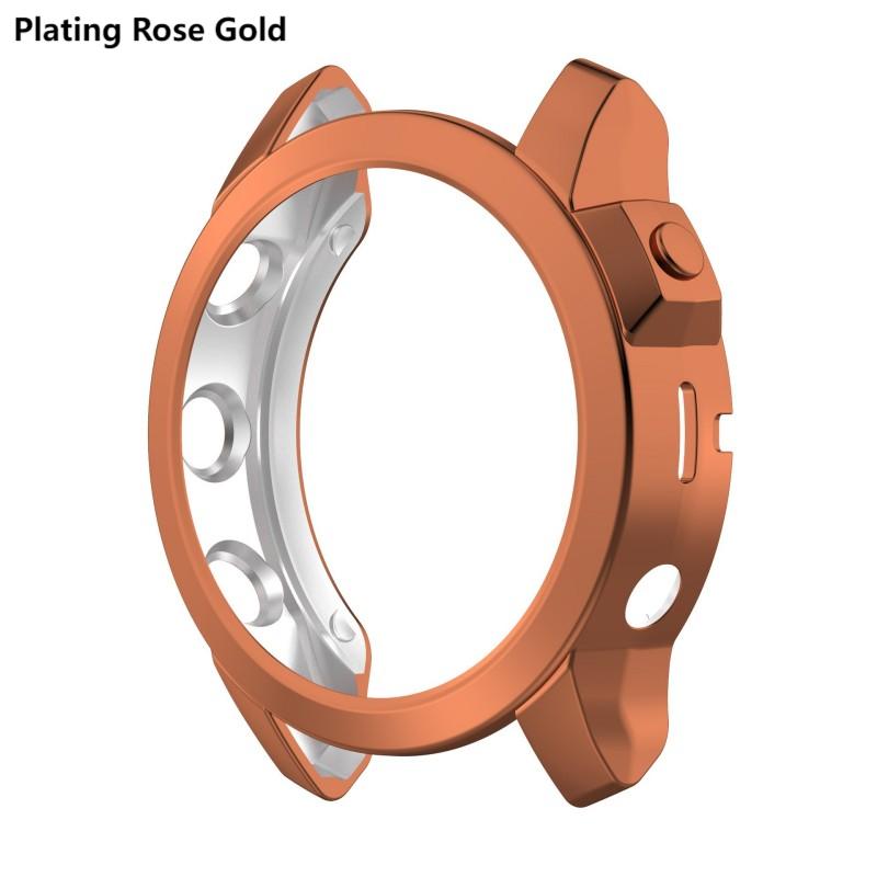 Plating TPU Case for Garmin Tactix7 Cover Smart Watch Strap Hollow Cover Bumper For Garmin Enduro2 Protector Shell Accessiores