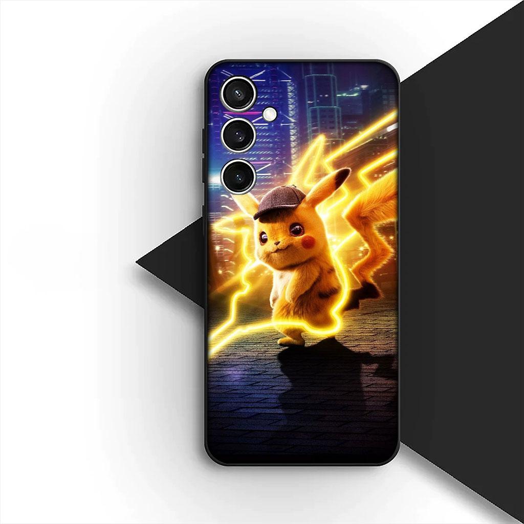 Чехол для телефона P-Pokemons Charmander P-Pikachus для Samsung Galaxy S25 S24 S23 FE Ultra Plus S7 Edge S25+ S23+ A56 5G Мягкий чехол