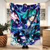 Hatsune Miku Print Blanket - Soft & Comfortable, for Bedroom, Travel, Sofa, Home Decoration - Birthday Christmas Gift for Friend
